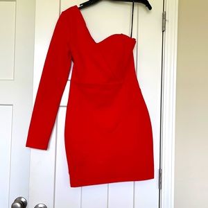 Lulus one shoulder minidress size S